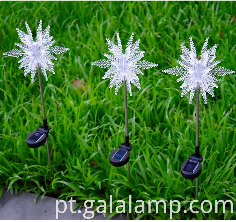 Luzes de festivais de LED montes de energia solar vibrantes para jardins ao ar livre